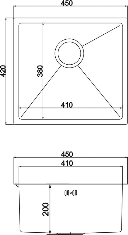 Комплект Мойка Mixline 548565 черный графит + Измельчитель KUCHENSTERN Muhle
