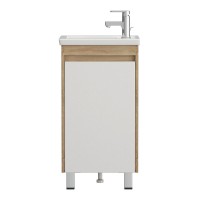 Тумба под раковину без столешницы Corozo Остин 45 напольная, сонома