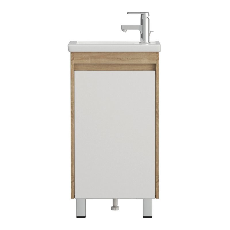 Тумба под раковину без столешницы Corozo Остин 45 напольная, сонома