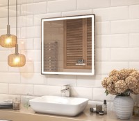 Зеркало Vigo Geometry Media 046 70 с подсветкой, с антизапотевателем