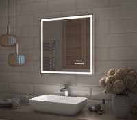 Зеркало Vigo Geometry Media 046 70 с подсветкой, с антизапотевателем