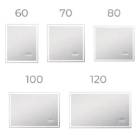 Зеркало Vigo Geometry Media 046 70 с подсветкой, с антизапотевателем