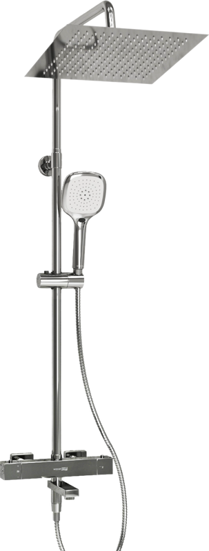 Душевая стойка Wasserkraft Aller A199.118.065.010.CH Thermo с термостатом, хром