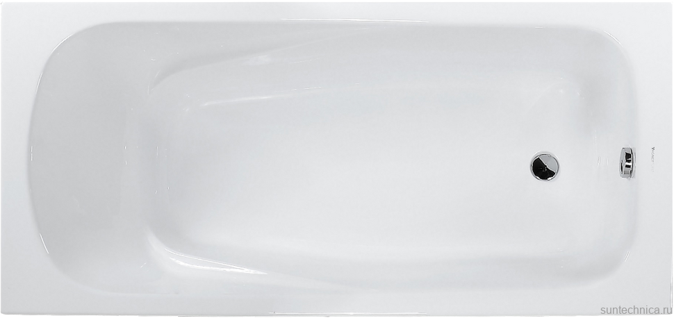 Акриловая ванна Vagnerplast Aronia 150x70 см, пристенная, белая, с каркасом