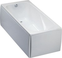 Акриловая ванна Vagnerplast Aronia 150x70 см, пристенная, белая, с каркасом
