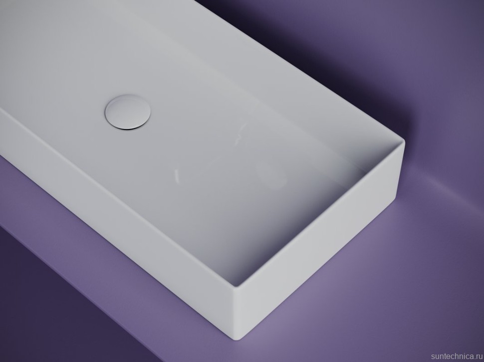 Накладная раковина Ceramicanova Element CN6072 белая глянцевая