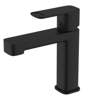 Смеситель для раковины матовый черный, AQUAme Parma AQM6610MB