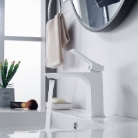 Смеситель для раковины Shevanik S6101C белый Смеситель для раковины Shevanik S6101C белый