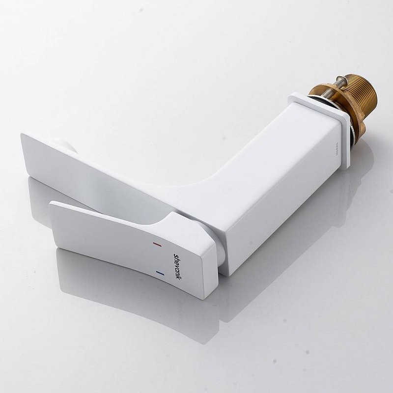 Смеситель для раковины Shevanik S6101C белый