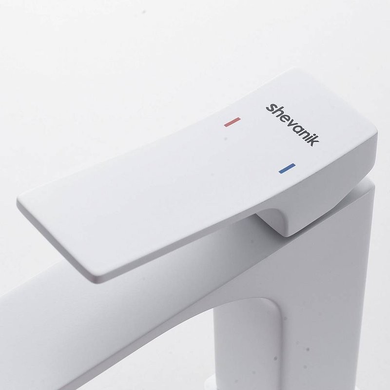 Смеситель для раковины Shevanik S6101C белый