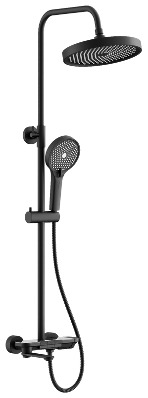 Душевая стойка BELZ B713 B25713-7 матовая черная