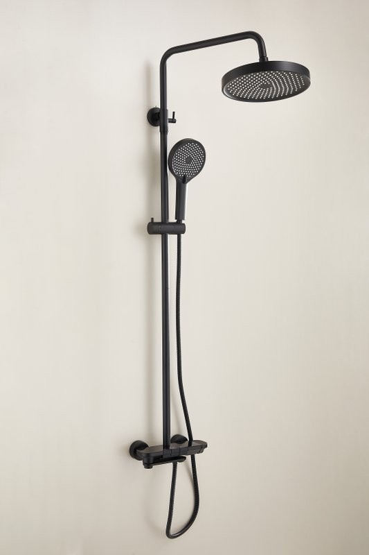 Душевая стойка BELZ B713 B25713-7 матовая черная