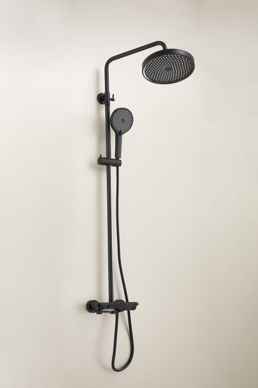 Душевая стойка BELZ B713 B25713-7 матовая черная