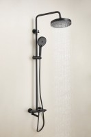 Душевая стойка BELZ B713 B25713-7 матовая черная