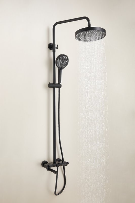 Душевая стойка BELZ B713 B25713-7 матовая черная