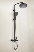 Душевая стойка BELZ B713 B25713-7 матовая черная