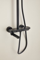 Душевая стойка BELZ B713 B25713-7 матовая черная