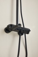 Душевая стойка BELZ B713 B25713-7 матовая черная