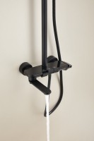 Душевая стойка BELZ B713 B25713-7 матовая черная