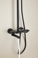 Душевая стойка BELZ B713 B25713-7 матовая черная