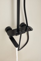 Душевая стойка BELZ B713 B25713-7 матовая черная