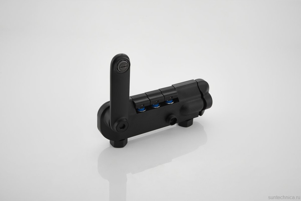 Душевая стойка BELZ B713 B25713-7 матовая черная