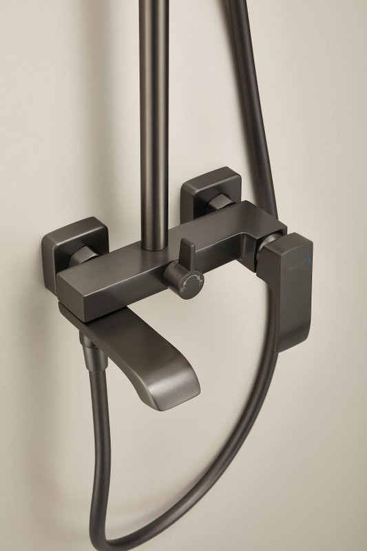 Душевая стойка BELZ B507 B24507-3 оружейная сталь