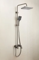 Душевая стойка BELZ B507 B24507-3 оружейная сталь Душевая стойка BELZ B507 B24507-3 оружейная сталь