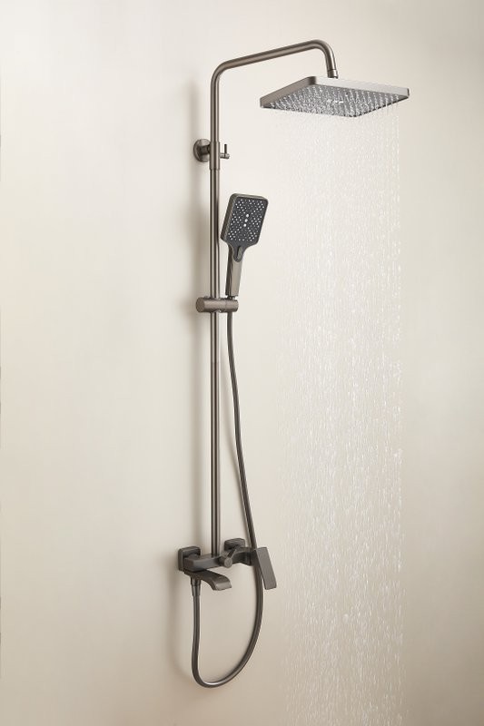 Душевая стойка BELZ B507 B24507-3 оружейная сталь