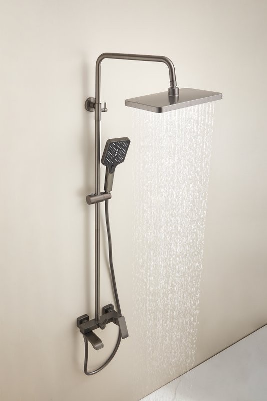 Душевая стойка BELZ B507 B24507-3 оружейная сталь