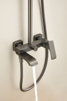 Душевая стойка BELZ B507 B24507-3 оружейная сталь