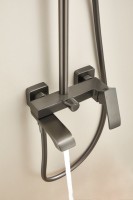 Душевая стойка BELZ B507 B24507-3 оружейная сталь