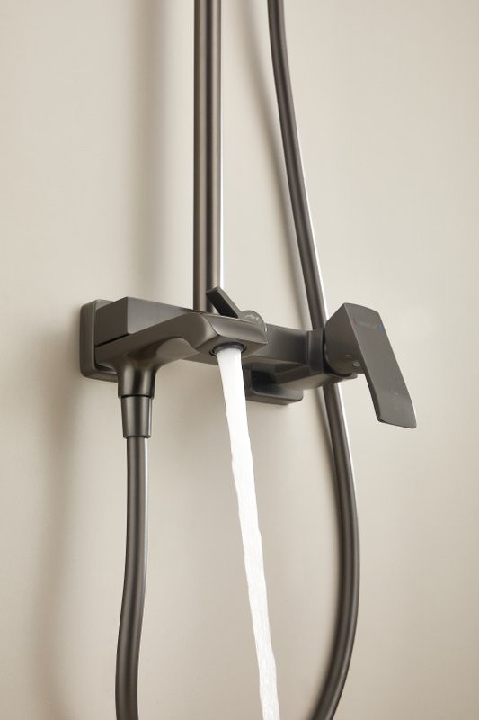 Душевая стойка BELZ B507 B24507-3 оружейная сталь