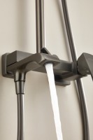 Душевая стойка BELZ B507 B24507-3 оружейная сталь