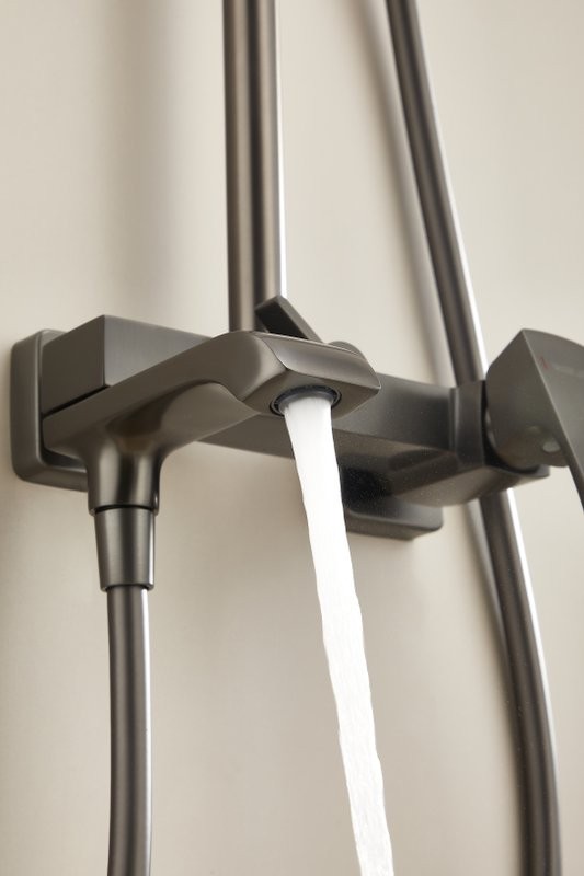 Душевая стойка BELZ B507 B24507-3 оружейная сталь