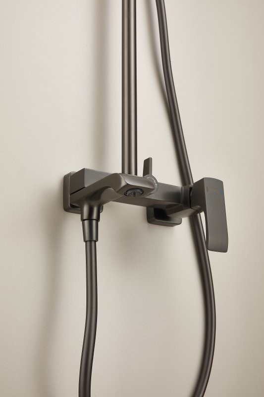 Душевая стойка BELZ B507 B24507-3 оружейная сталь