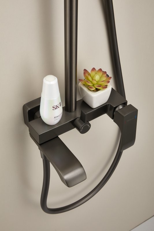 Душевая стойка BELZ B507 B24507-3 оружейная сталь