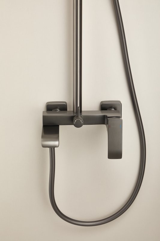 Душевая стойка BELZ B507 B24507-3 оружейная сталь