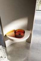 Накладная раковина Abber Kristall AT2804Opal 40 коричневая, круглая