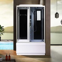 Душевая кабина River Vitim 120/80/50 ТН с высоким поддоном, с сиденьем