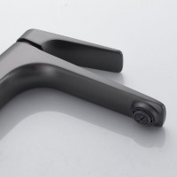 Смеситель (кран) для раковины высокий Shevanik S4211T, оружейная сталь Смеситель (кран) для раковины высокий Shevanik S4211T, оружейная сталь