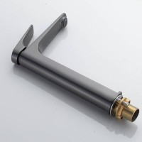 Смеситель (кран) для раковины высокий Shevanik S4211T, оружейная сталь Смеситель (кран) для раковины высокий Shevanik S4211T, оружейная сталь