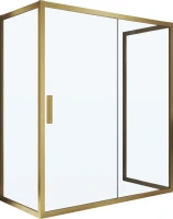 Душевой уголок Kubele DE019 R2U-CLN-BR 120х90 см, профиль бронза