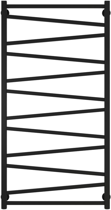 Полотенцесушитель водяной Сунержа Сирокко 120х60, черный матовый