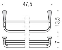 Полотенцедержатель Colombo Design Land B2888.000