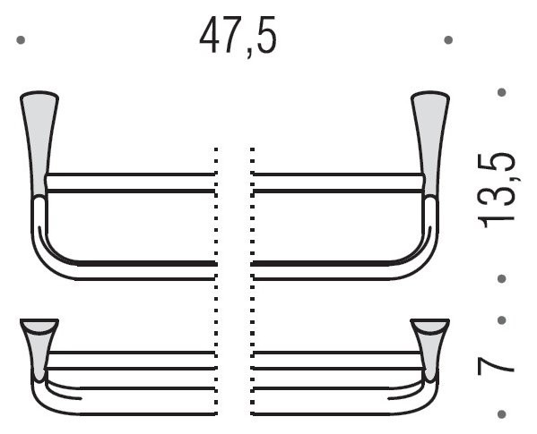 Полотенцедержатель Colombo Design Land B2888.000