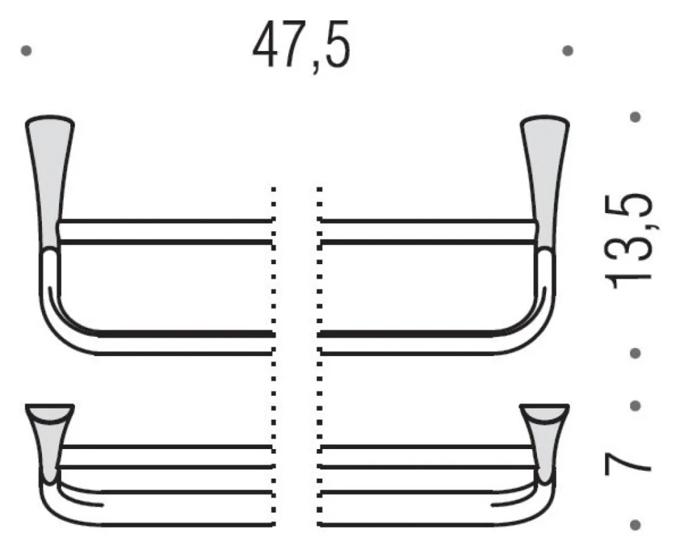 Полотенцедержатель Colombo Design Land B2888.000