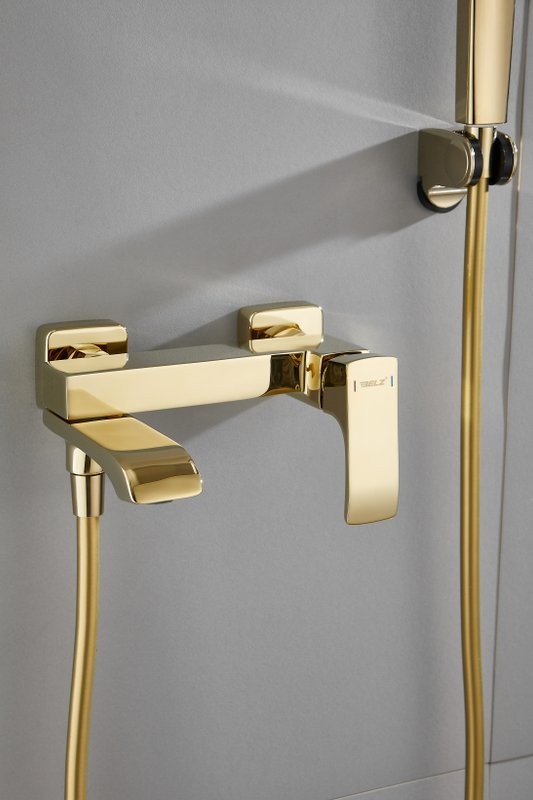 Смеситель для ванны с душем BELZ B507 B60507-5 золото