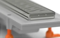 Душевой трап (лоток) MCH Chudej Medium CH450MN 45 см, решетка хром, с сифоном
