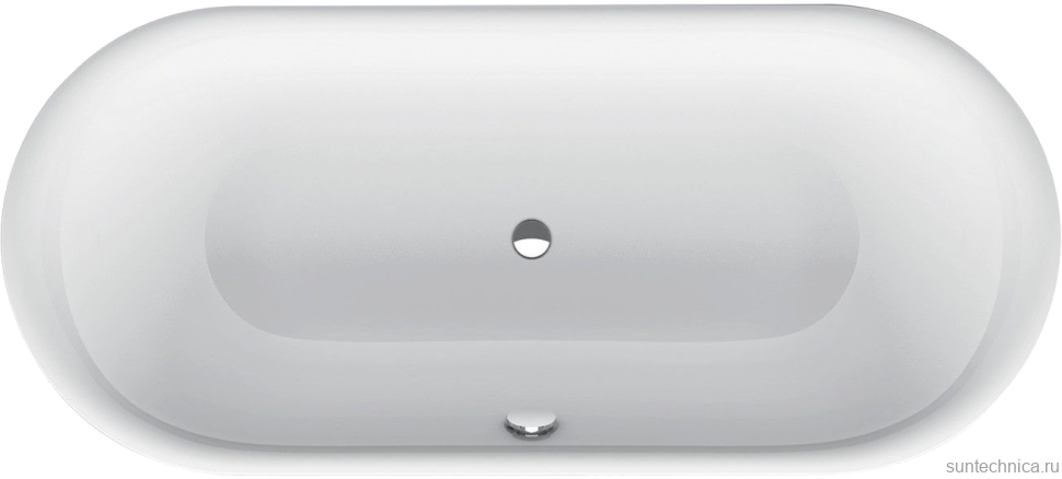 Стальная ванна Bette Lux Oval 190x90 см, встраиваемая, белая, овальная, на ножках, с самоочищающимся покрытием, с шумоизоляцией